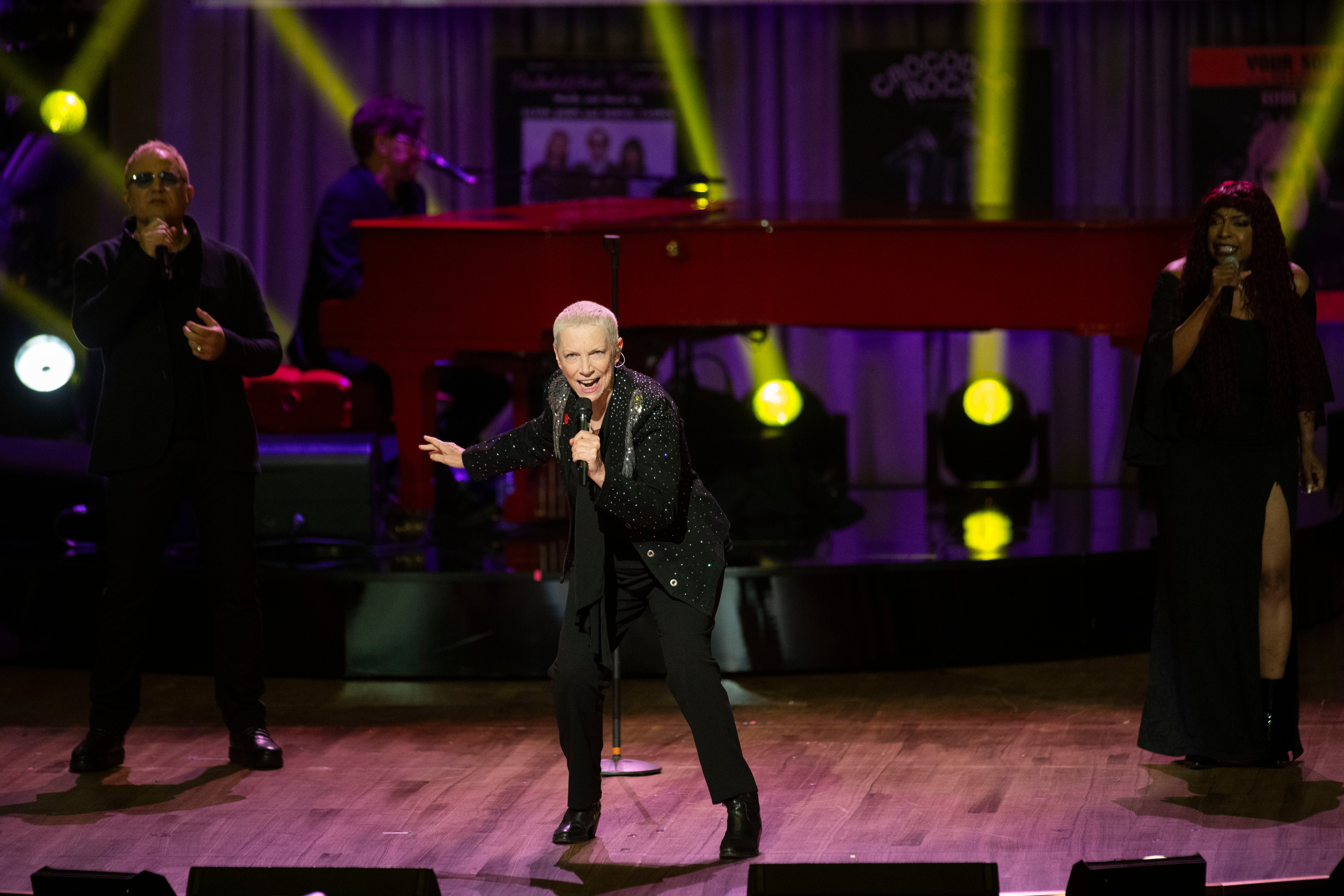Annie Lennox performs at the 2024 Library of Congress Gershwin Prize for Popular Song tribute concert