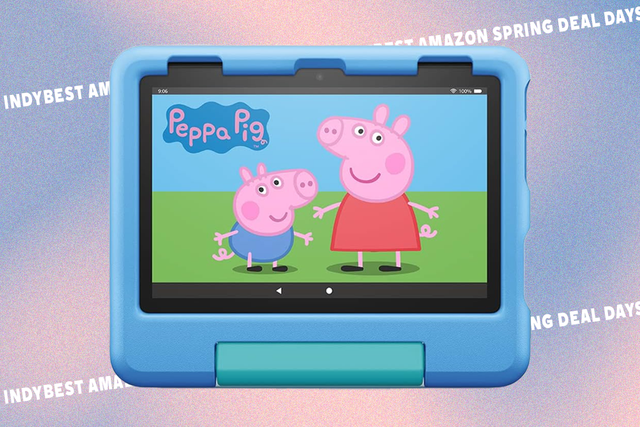 <p>The tablet comes with a year’s subscription to Amazon Kids+ </p>