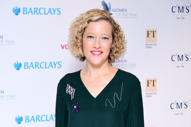 <p>Cathy Newman has been a victim of deepfake pornography (Ian West/PA)</p>