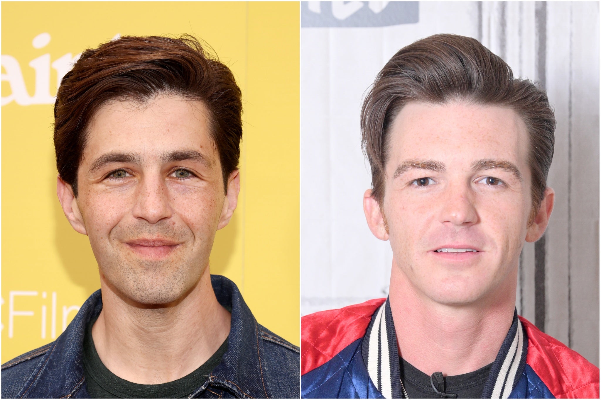 <p>Josh Peck (left) and Drake Bell</p>
