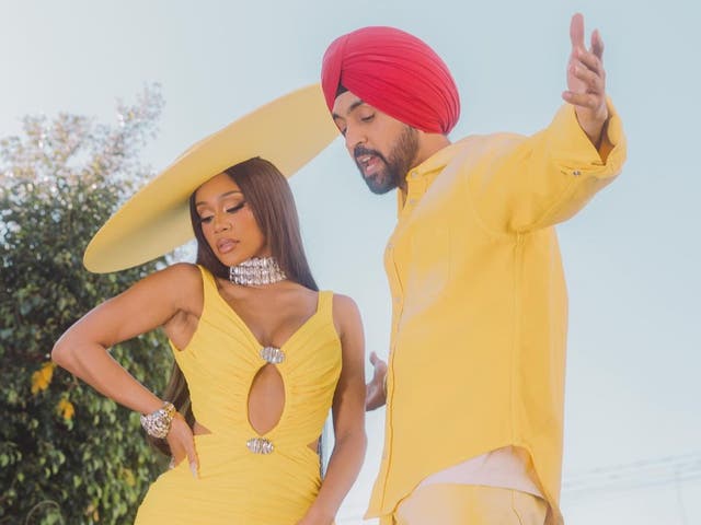 <p>Actor-musician Diljit Dosanjh launches his new collab with American rapper Saweetie.</p>