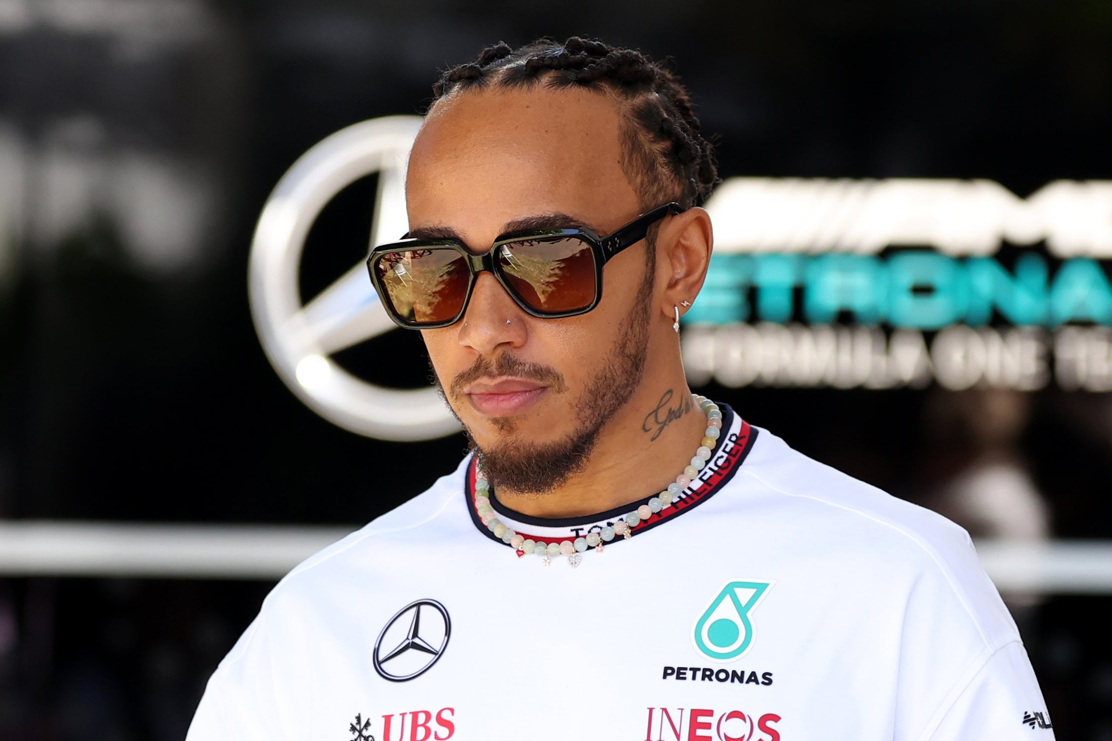 Lewis Hamilton was far from pleased after practice at the Australian Grand Prix