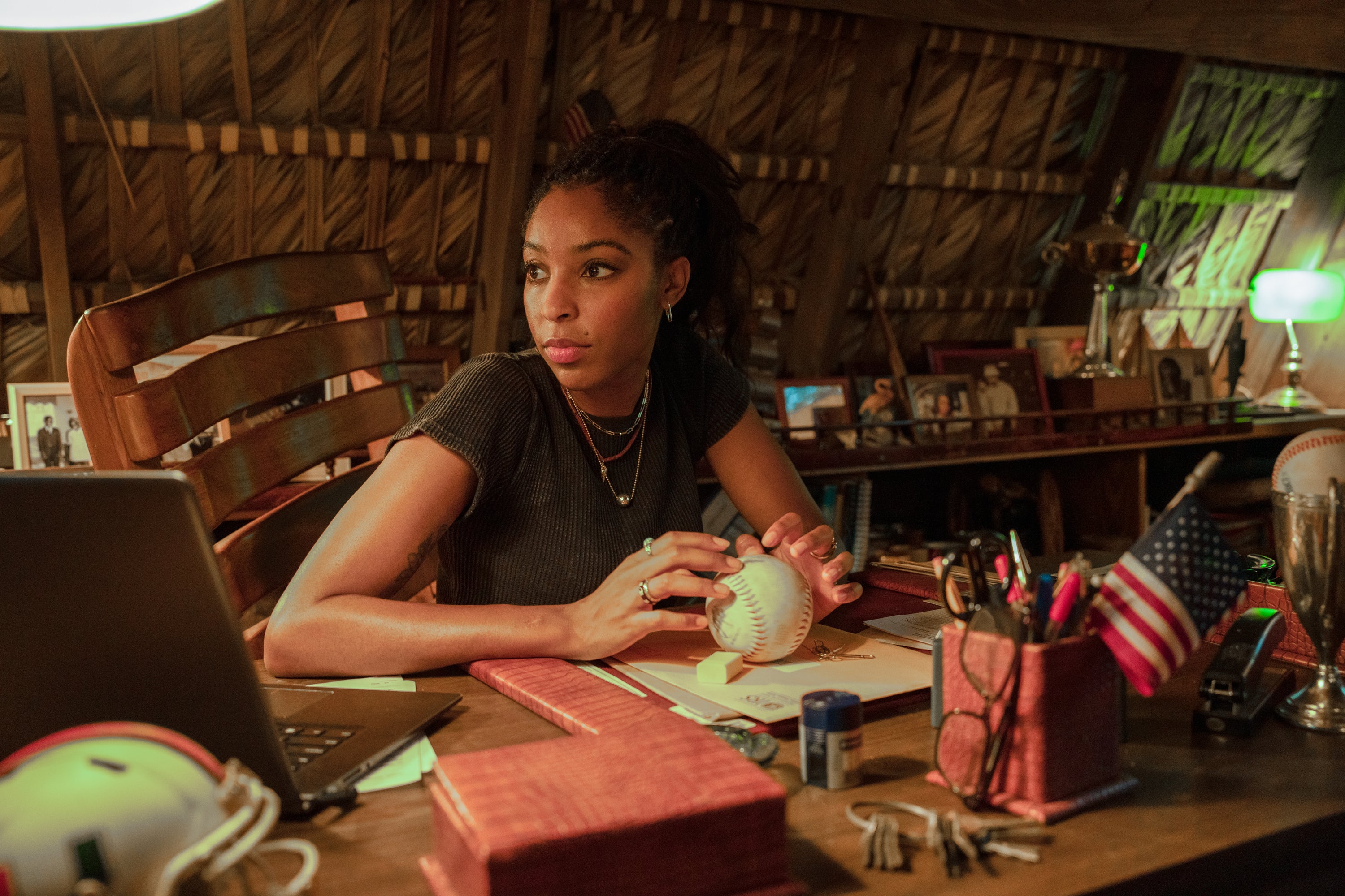 Jessica Williams plays ‘Frankie’ the owner of the Floridian Road House