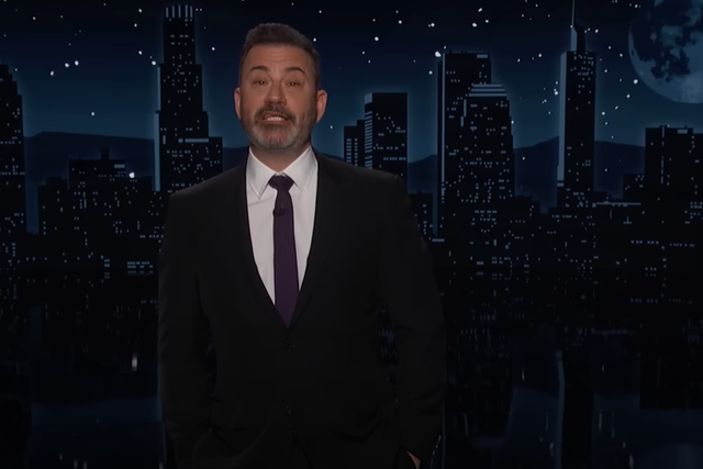 <p>Jimmy Kimmel slammed Donald Trump on his Thursday night show </p>