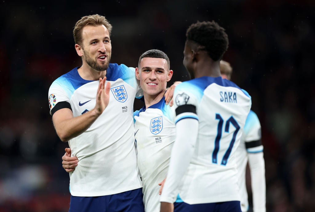 Harry Kane leads England’s exciting forward line