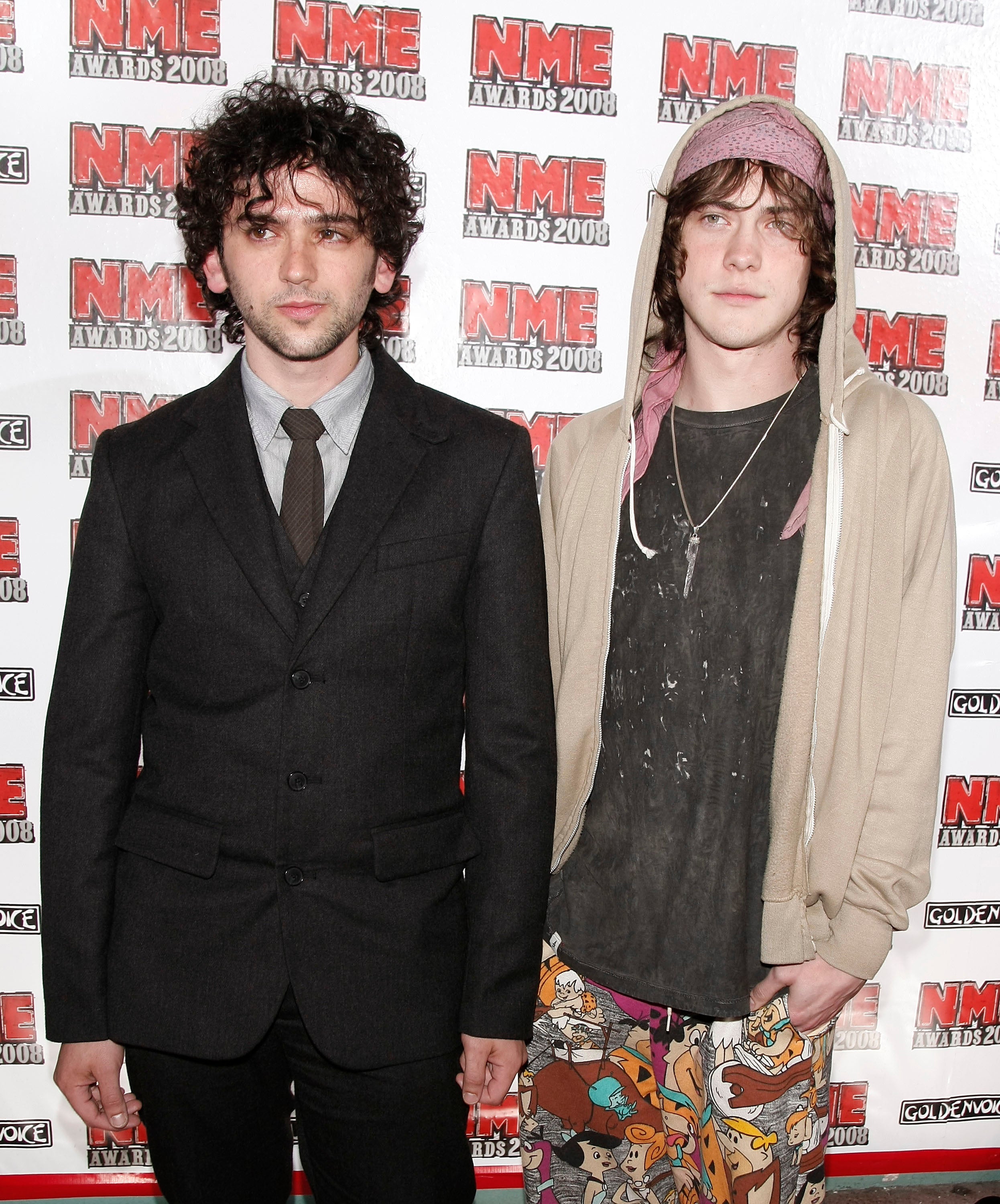Goldwasser and VanWyngarden of MGMT arrive at the 1st Annual US NME Awards in 2008