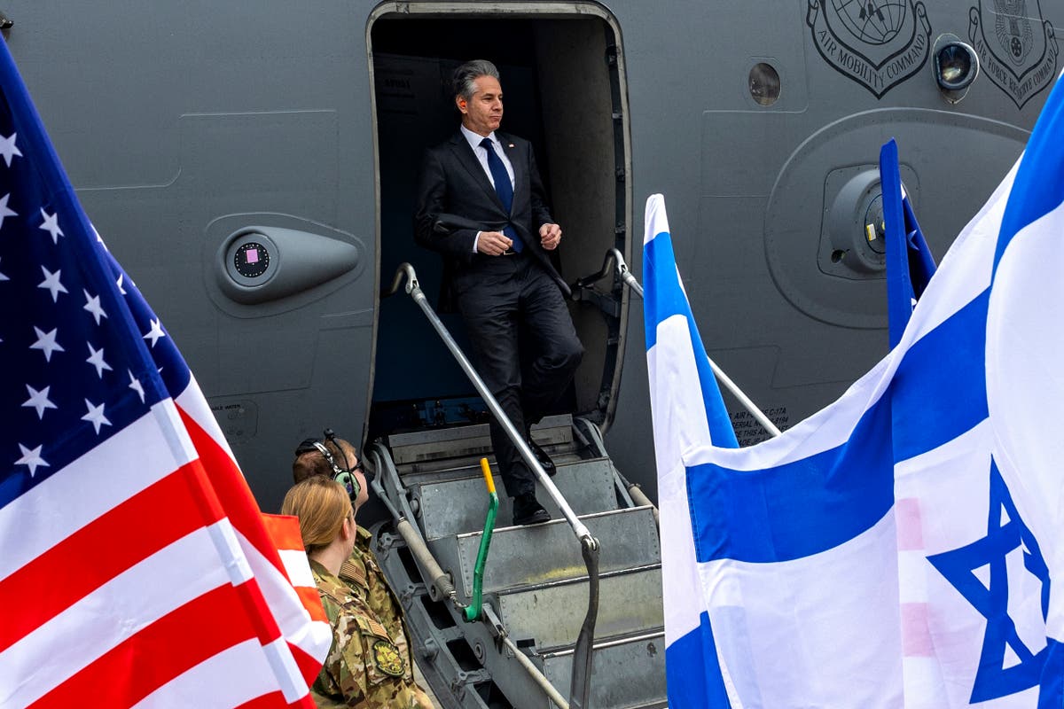 Blinken lands in Israel to push for aid deliveries as Gaza teeters on brink of famine