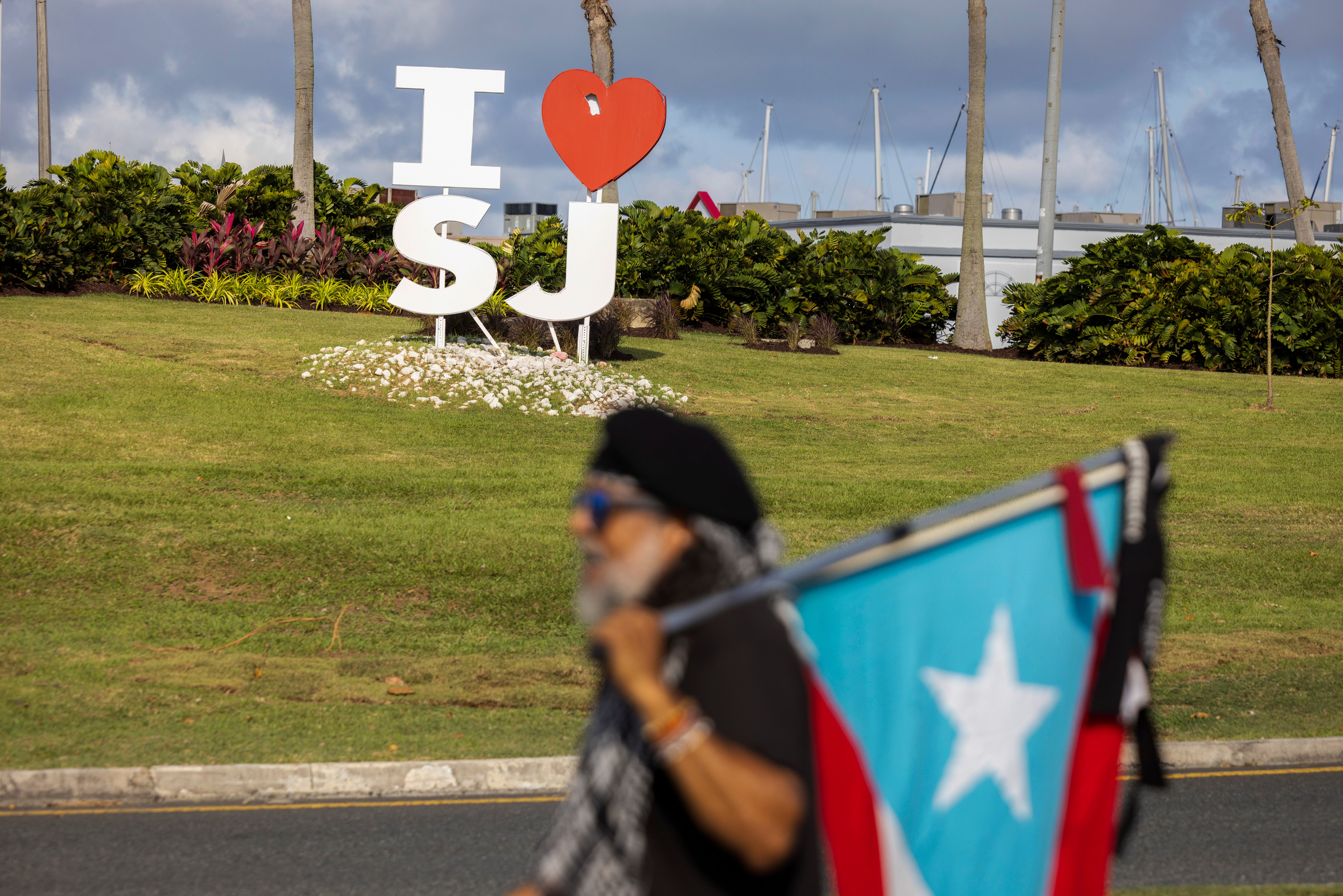 Puerto Rico Harris Protest