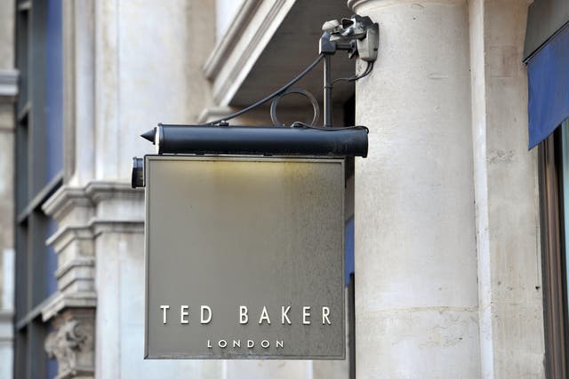 The company behind Ted Baker has appointed administrators (Nick Ansell/PA)