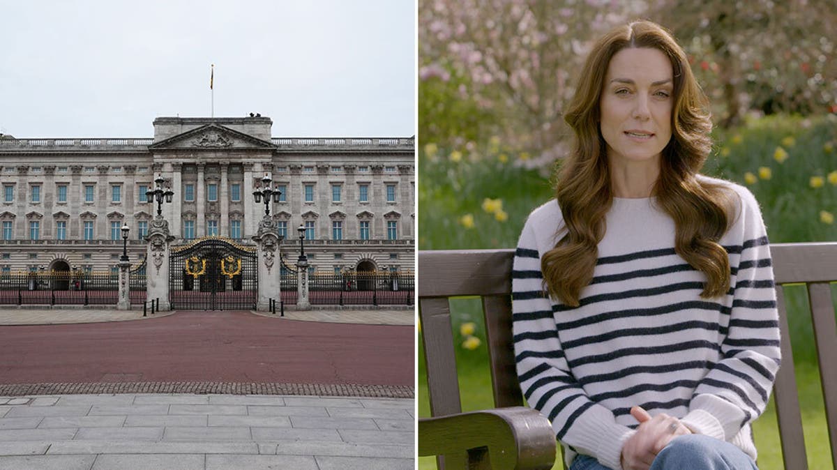 Watch live view of Buckingham Palace after Princess of Wales cancer diagnosis announced
