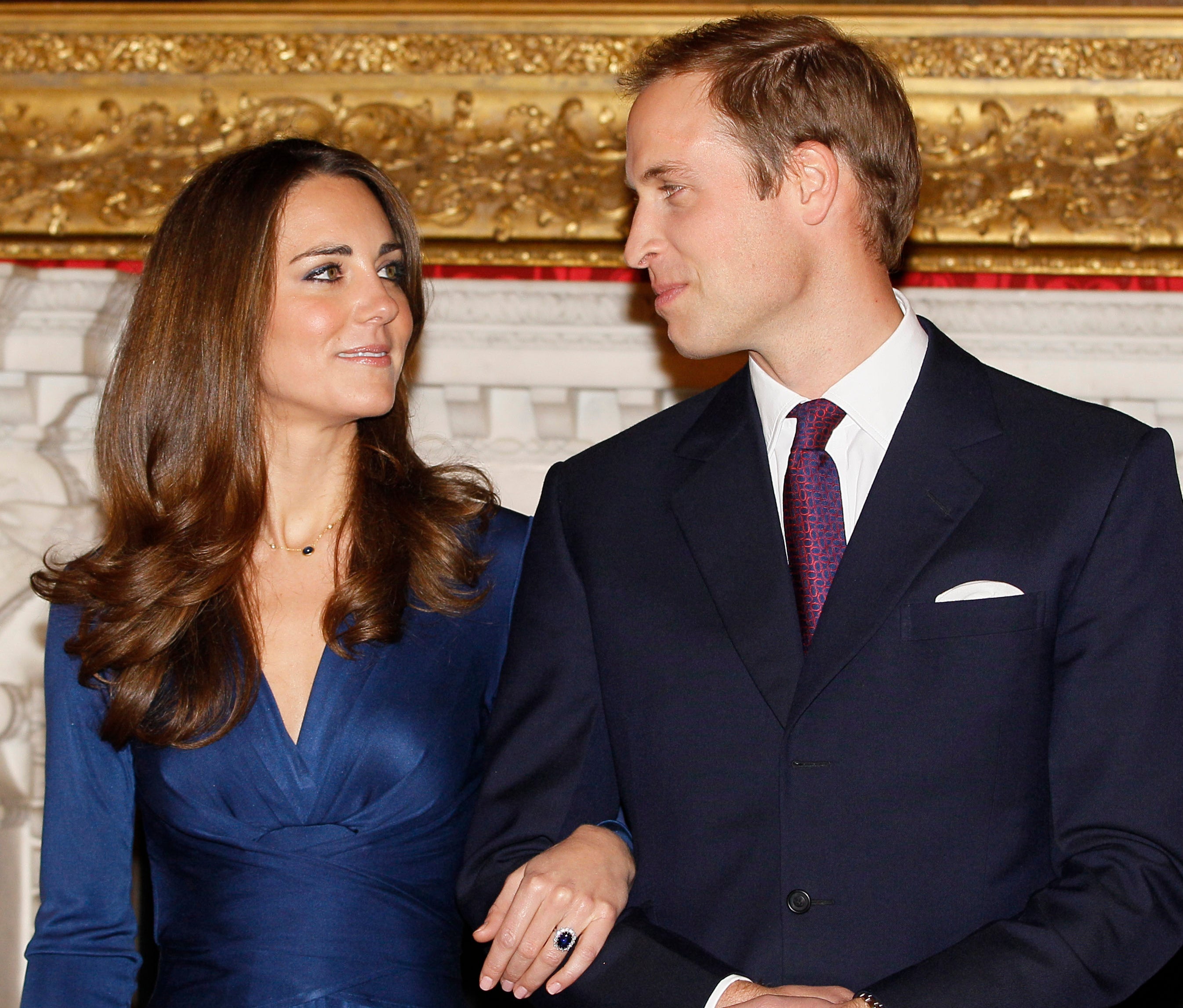 Kate and William announced their engagement in 2010.