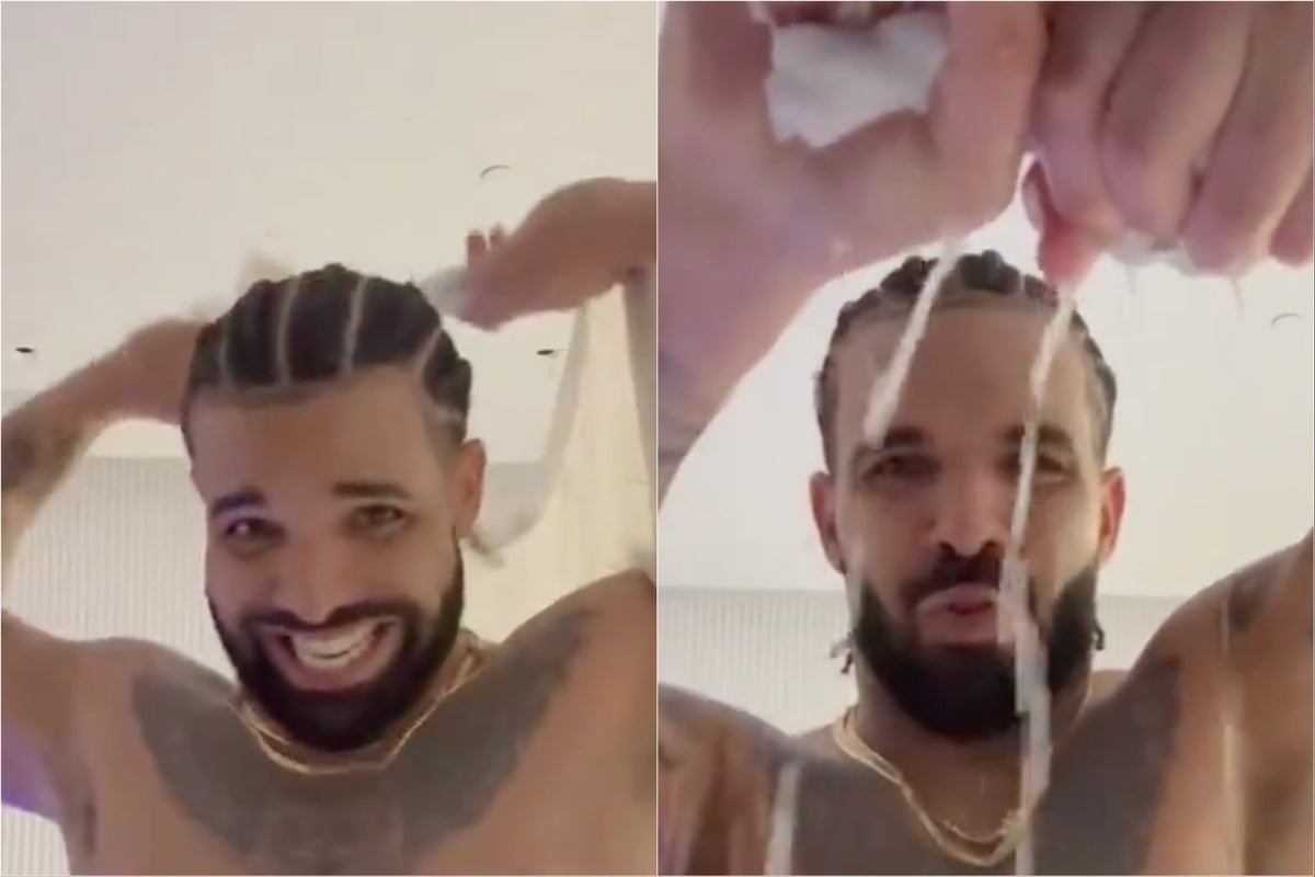 Drake stuns fans with video showing how much he sweats after each show |  The Independent