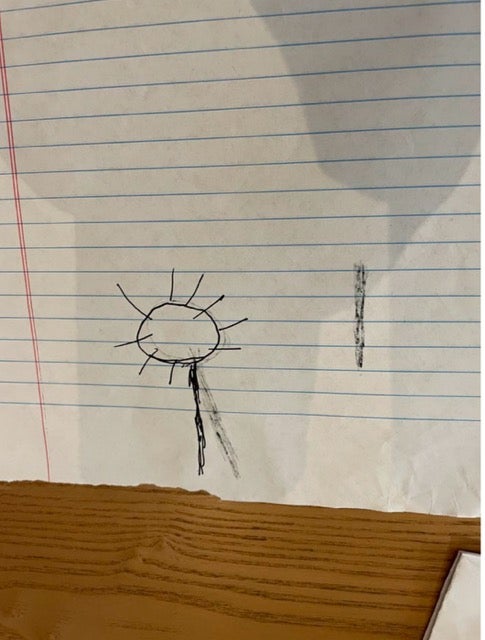 A second witness drawing depicts the type of weapon Nshimiye allegedly used to kill, with victims including a 14-year-old boy the Ohio engineer had also helped murder