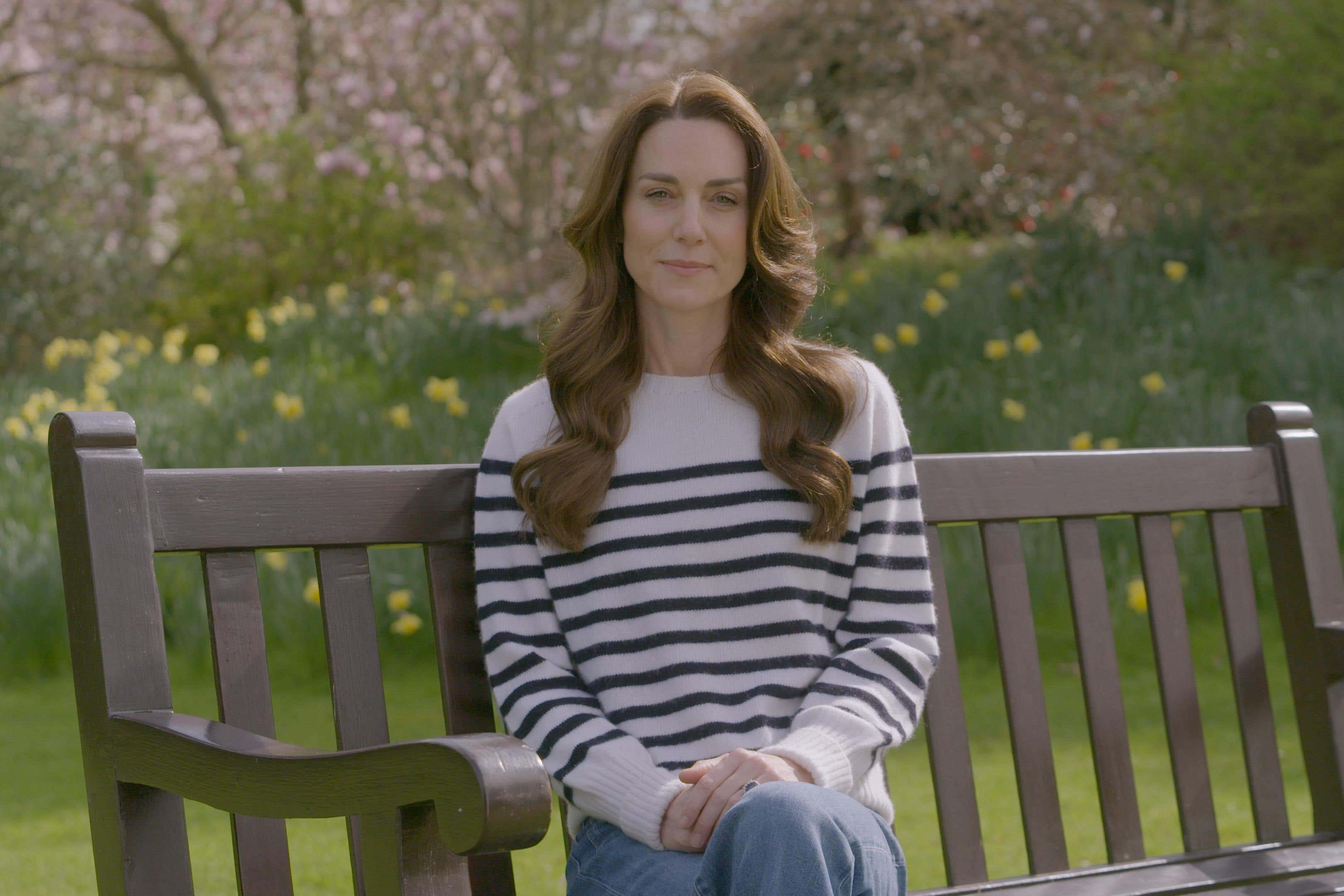 The Princess of Wales announced “tests after the operation found cancer had been present” (BBC Studios/PA)