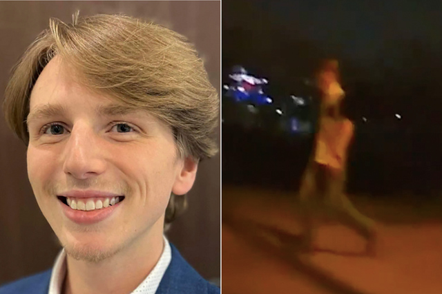 <p>Riley Strain (seen on left and right in footage on last night) </p>