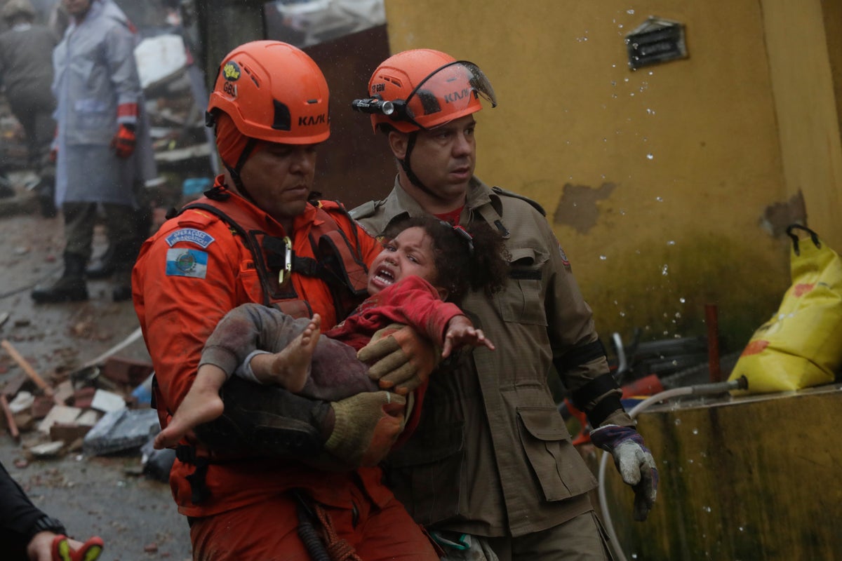 Heavy rains kill at least 7 in Rio de Janeiro state, 4-year-old rescued after 16 hours under mud