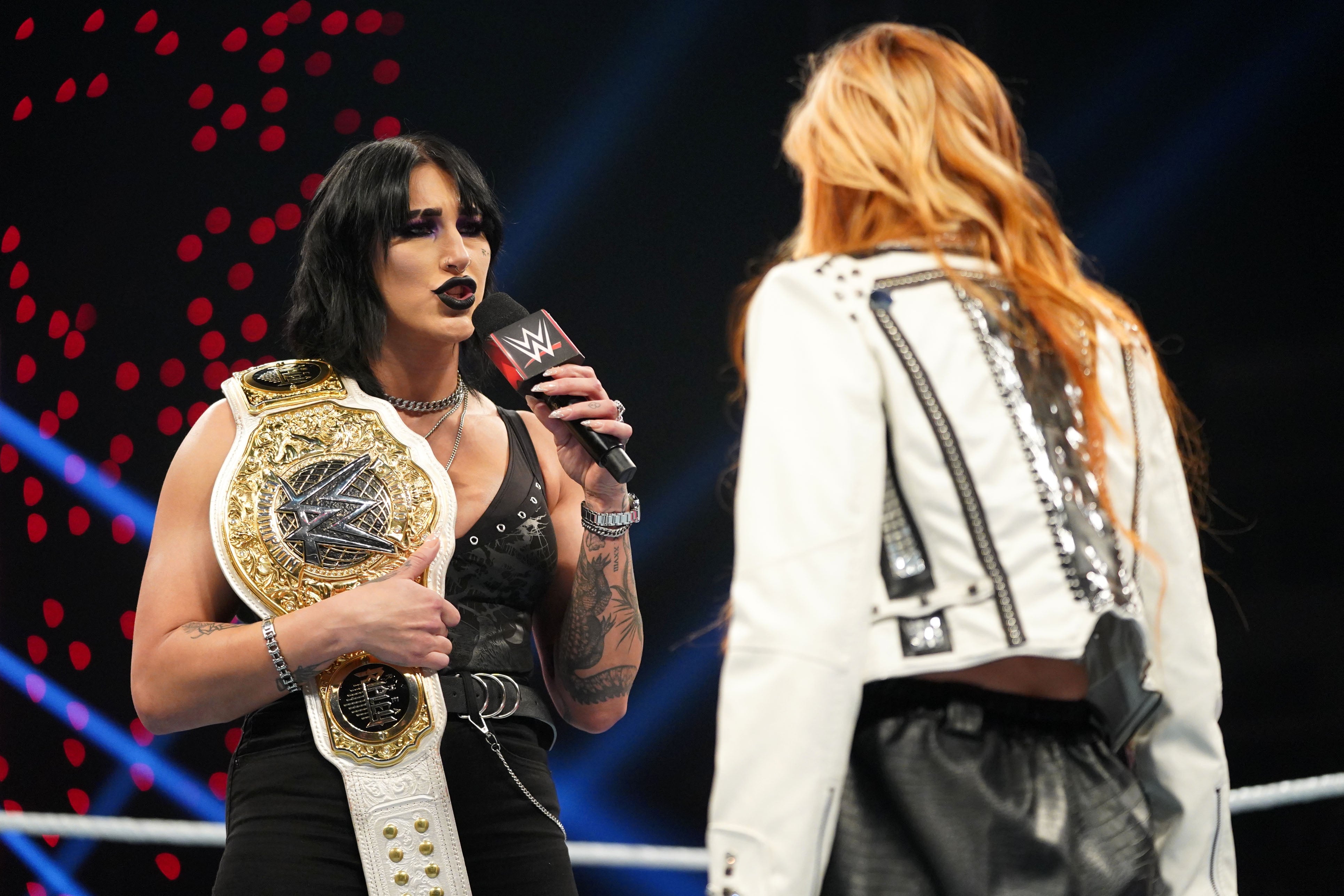 Rhea Ripley and Becky Lynch are two of the biggest women’s WWE stars in recent years