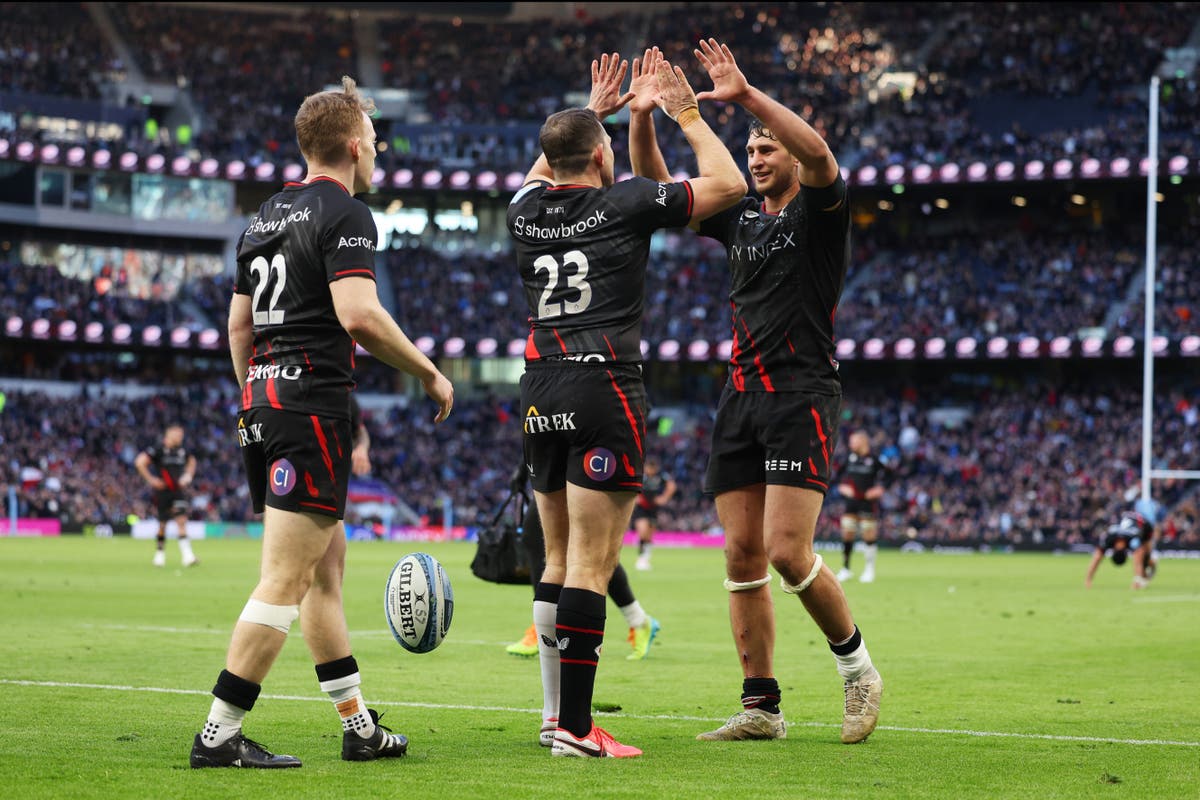 Saracens make scary statement of intent in Harlequins thrashing as end of an era nears