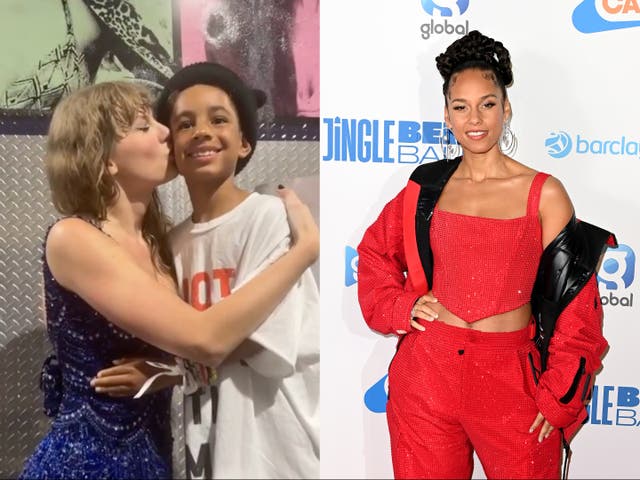<p>Alicia Keys opens up her son’s reunion with Taylor Swift at the Eras Tour </p>