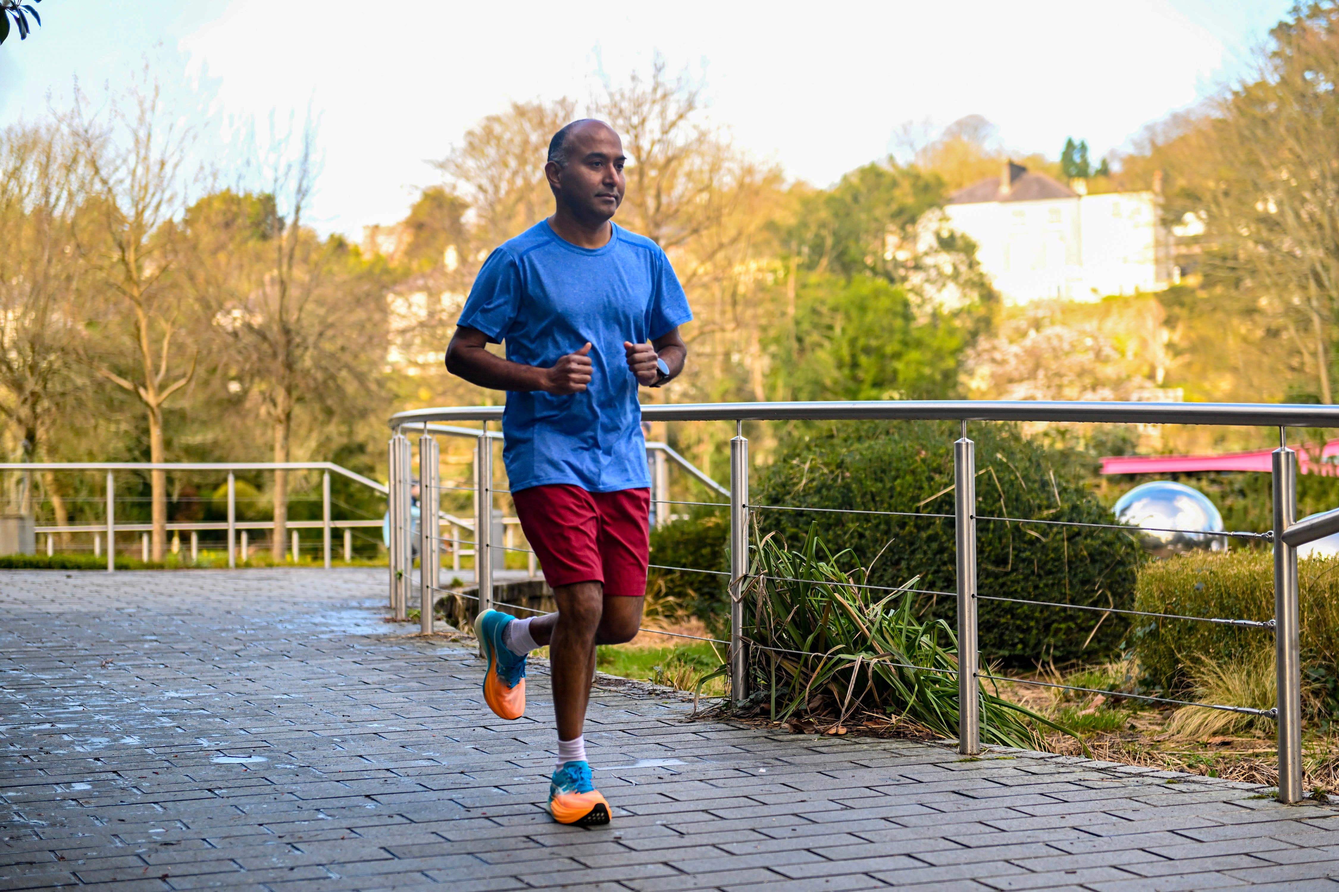 Kannan Natchimuthu, who is taking part in the London Marathon next month (Brian Lougheed/PA)