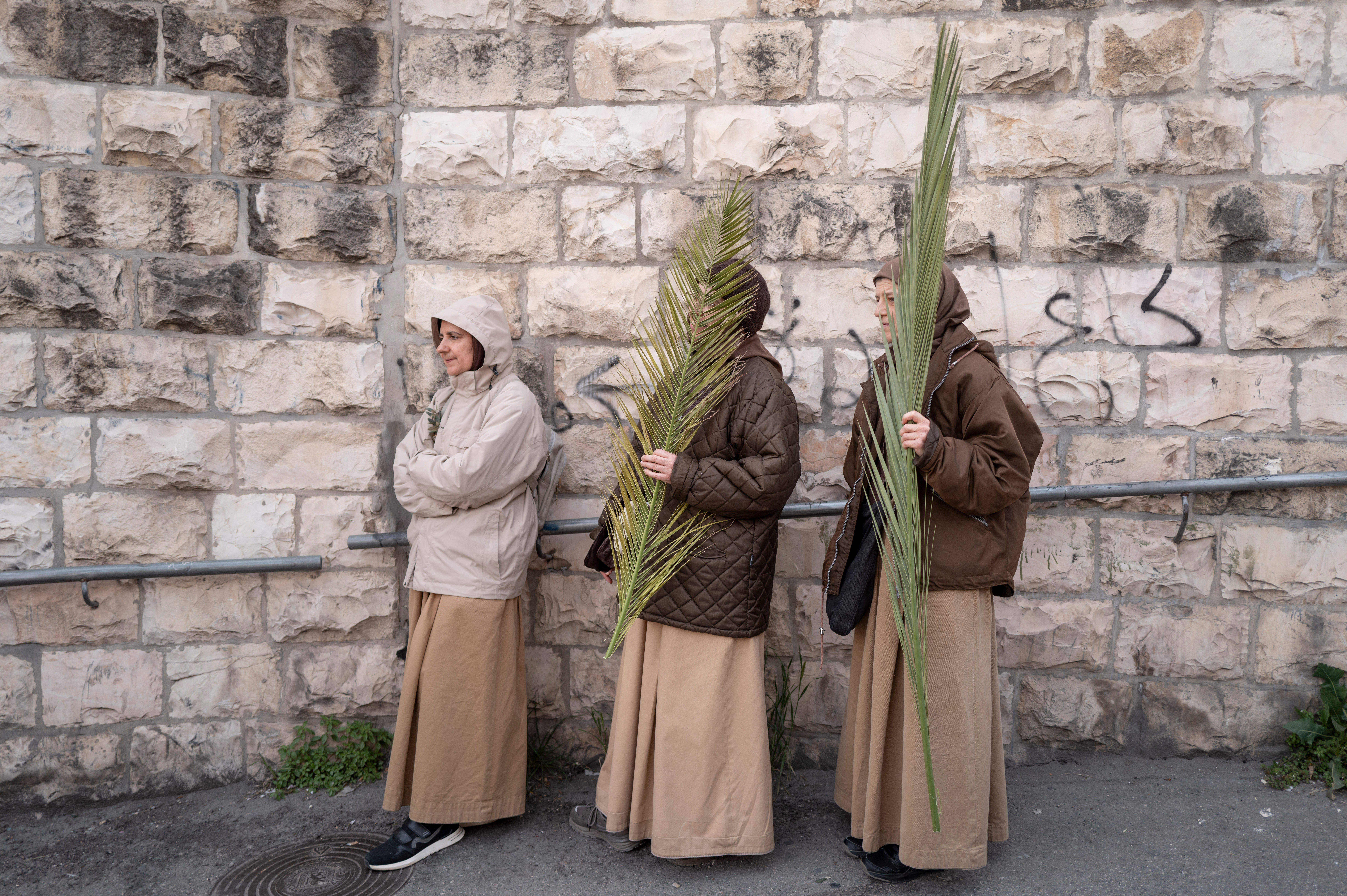 Israel Palestinians Palm Sunday