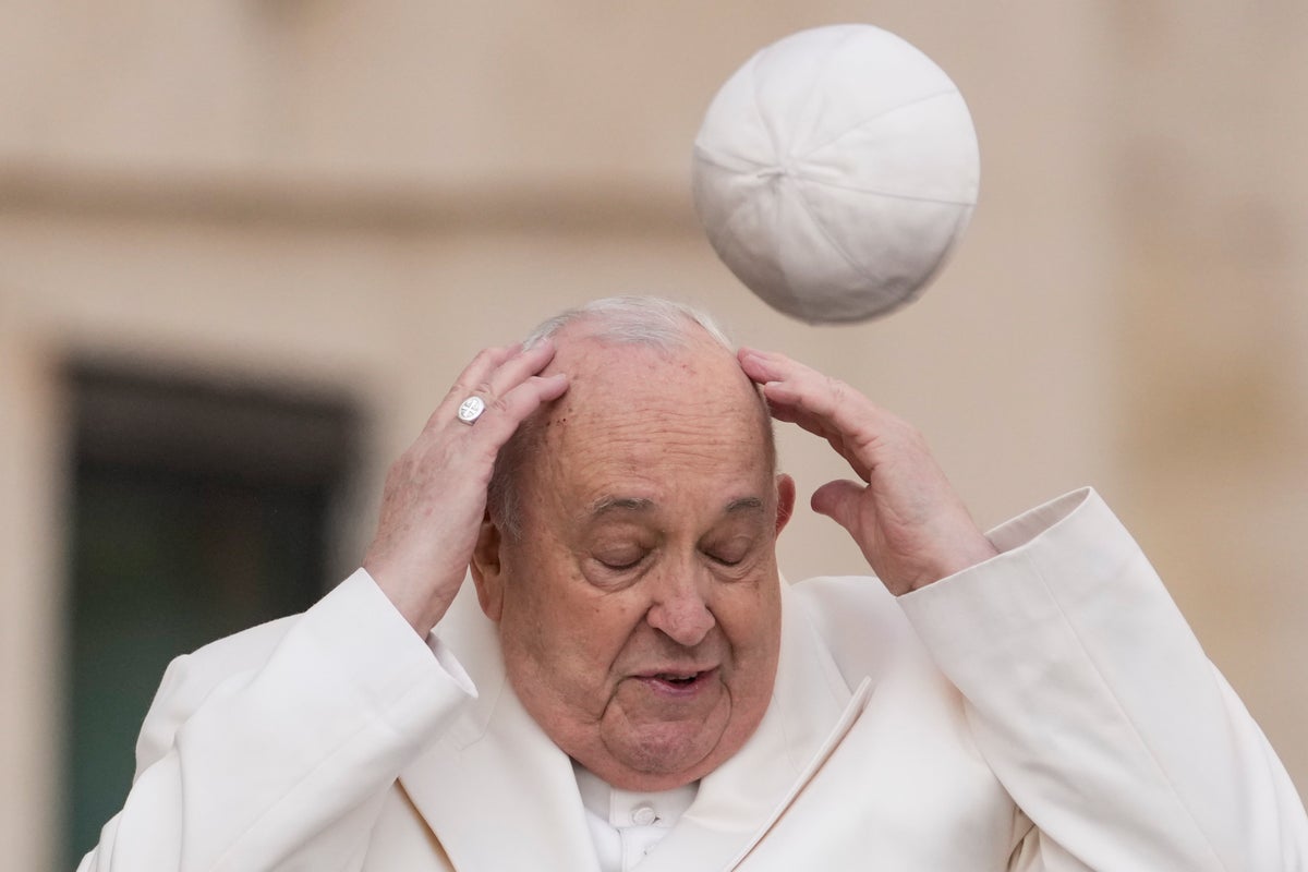 An AP photographer snags an unexpected image of the head of the Catholic Church