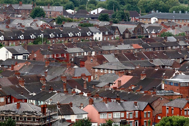 Rooftops of houses (PA)