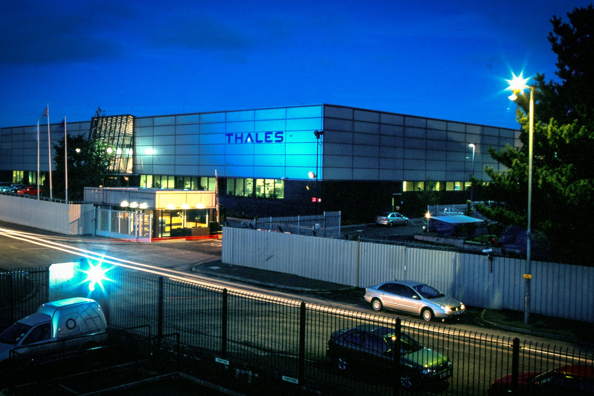 The Thales plant in east Belfast where missiles are manufactured