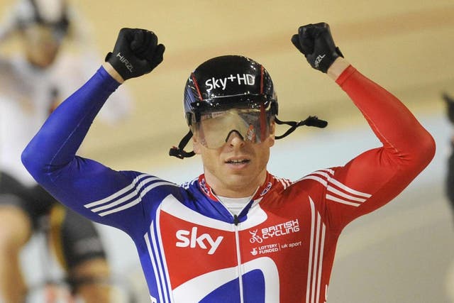 Chris Hoy won Keirin gold at the World Track Cycling Championships in 2010 (Tim Ireland/PA)