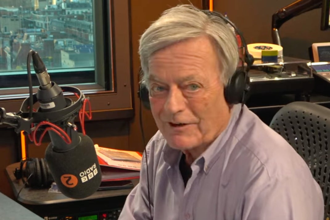 Tony Blackburn signing off from BBC local radio for the last time