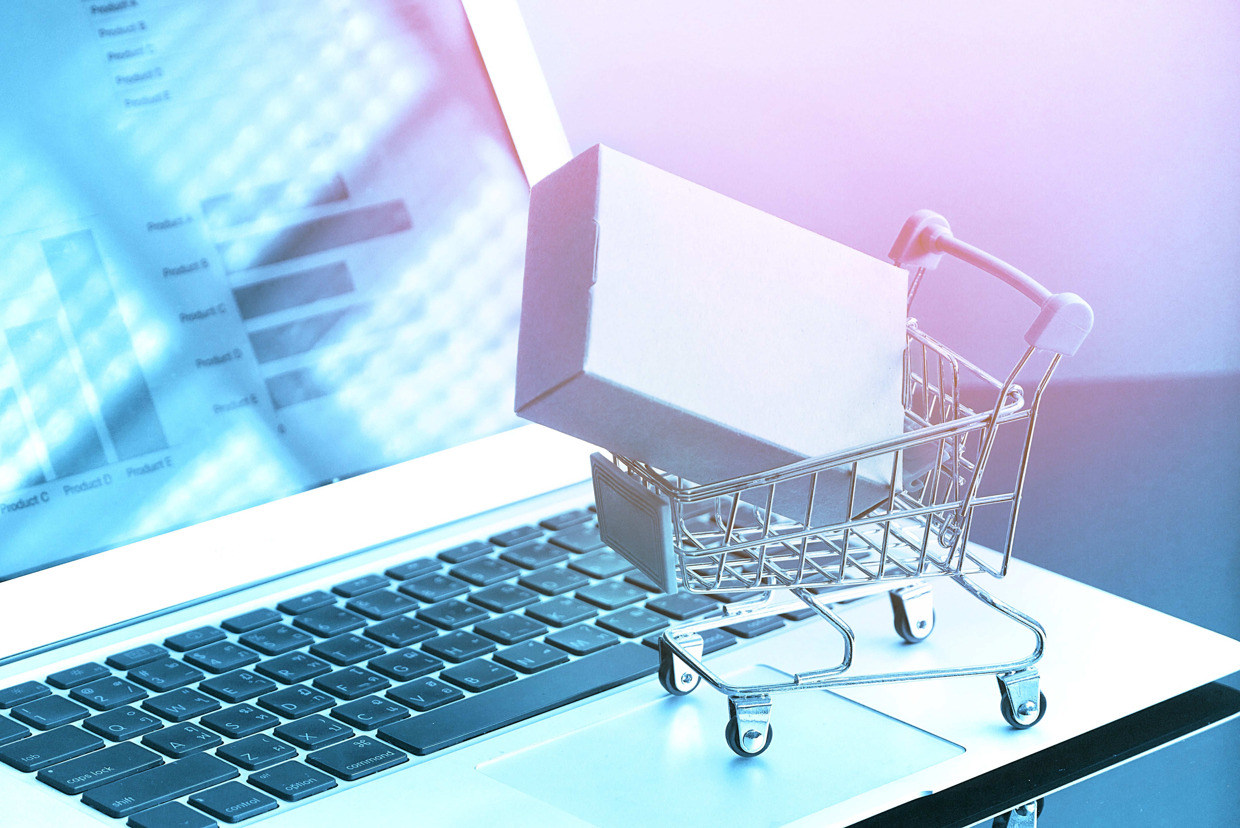 A trolley full of data: E-commerce businesses need access to huge amounts of data, and they need to be able to quickly and reliably extract it
