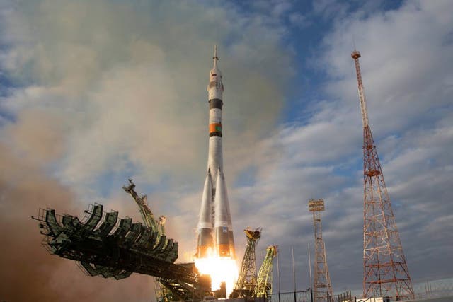 <p>Kazakhstan Russia Space Station</p>