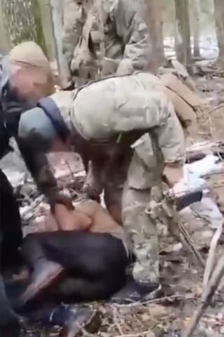 One of the videos published on Russian social media, appearing to show one of the suspects