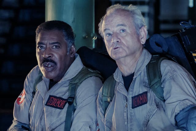 <p>Who you gonna call?: Ernie Hudson and Bill Murray in ‘Ghostbusters: Frozen Empire’ </p>