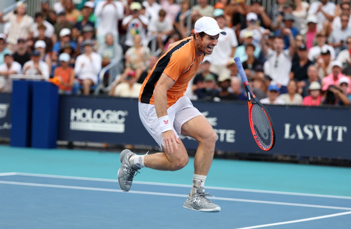 Andy Murray out for ‘extended period’ after rupturing ankle ligaments in Miami
