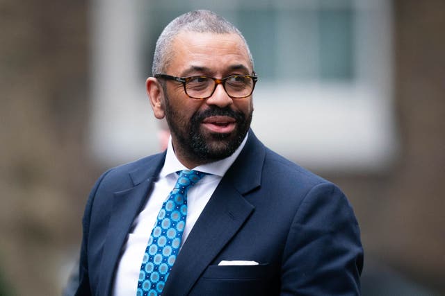 <p>Home secretary James Cleverly</p>