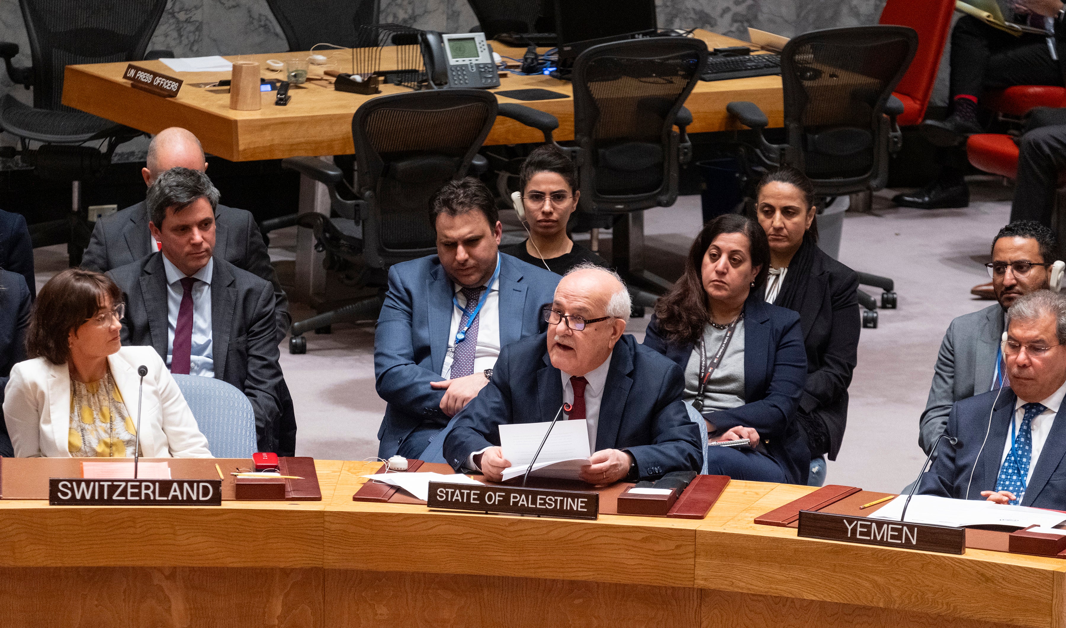 Israel Palestinians UN Security Council