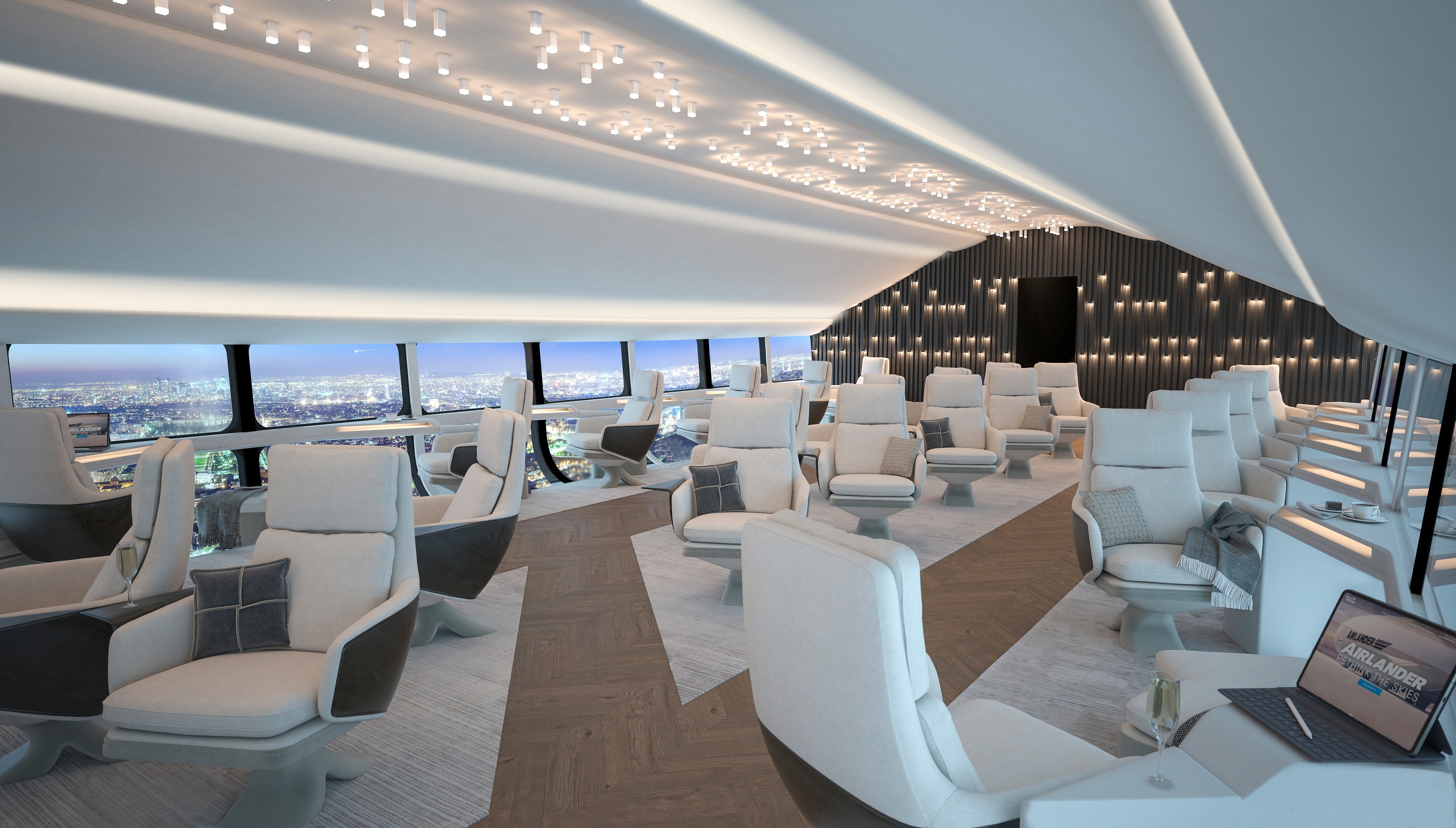 Airlander 10 interiors bring luxury lounging to the cabin