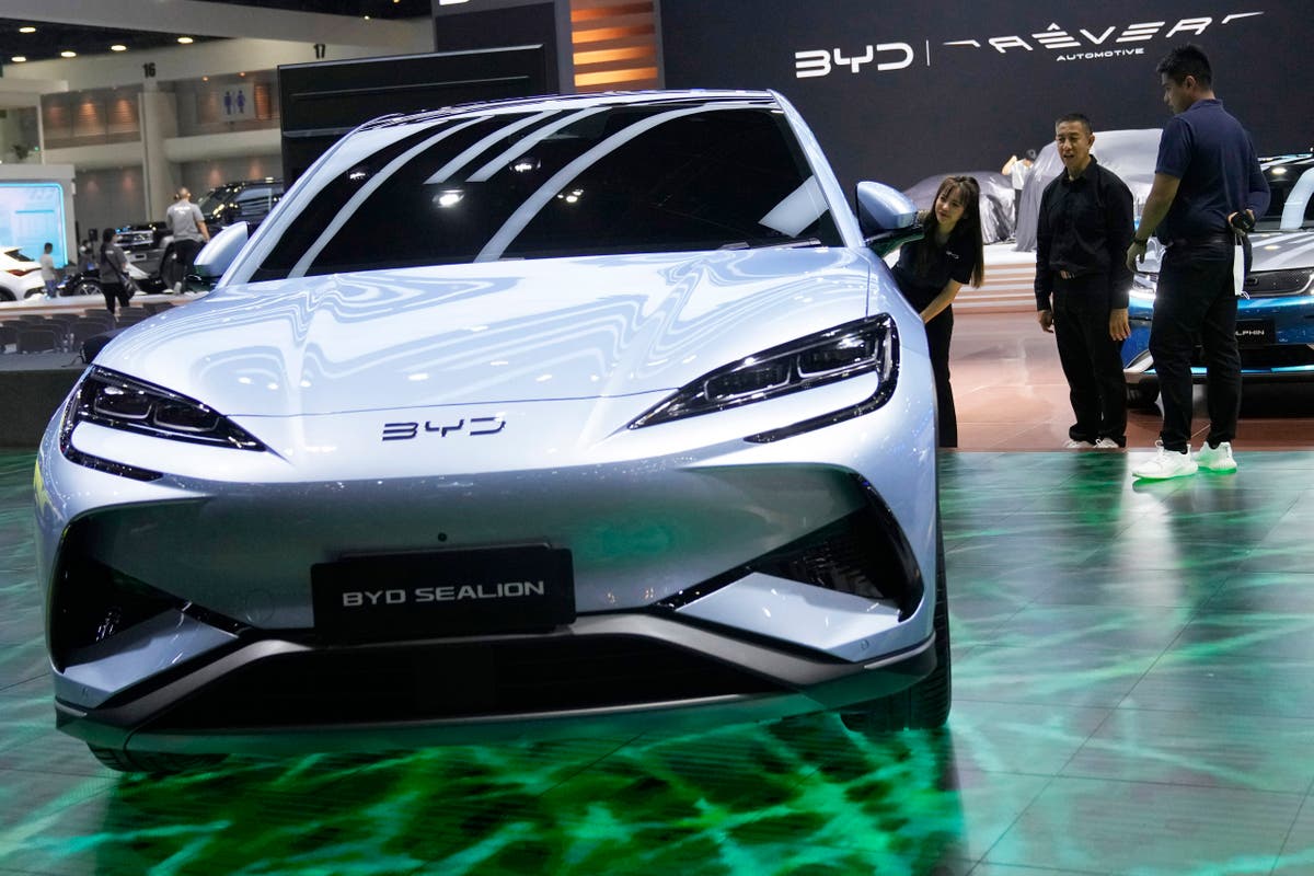 Chinese EV makers challenging market leaders at auto show in Bangkok ...