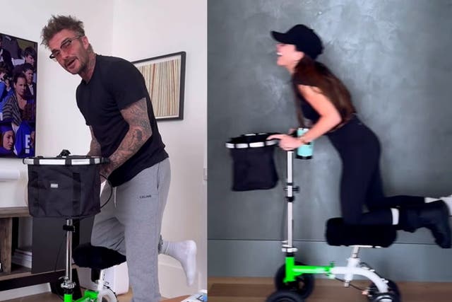 <p>David Beckham buys Victoria £300 mobility scooter as she declares: ‘It’s the best gift ever’.</p>