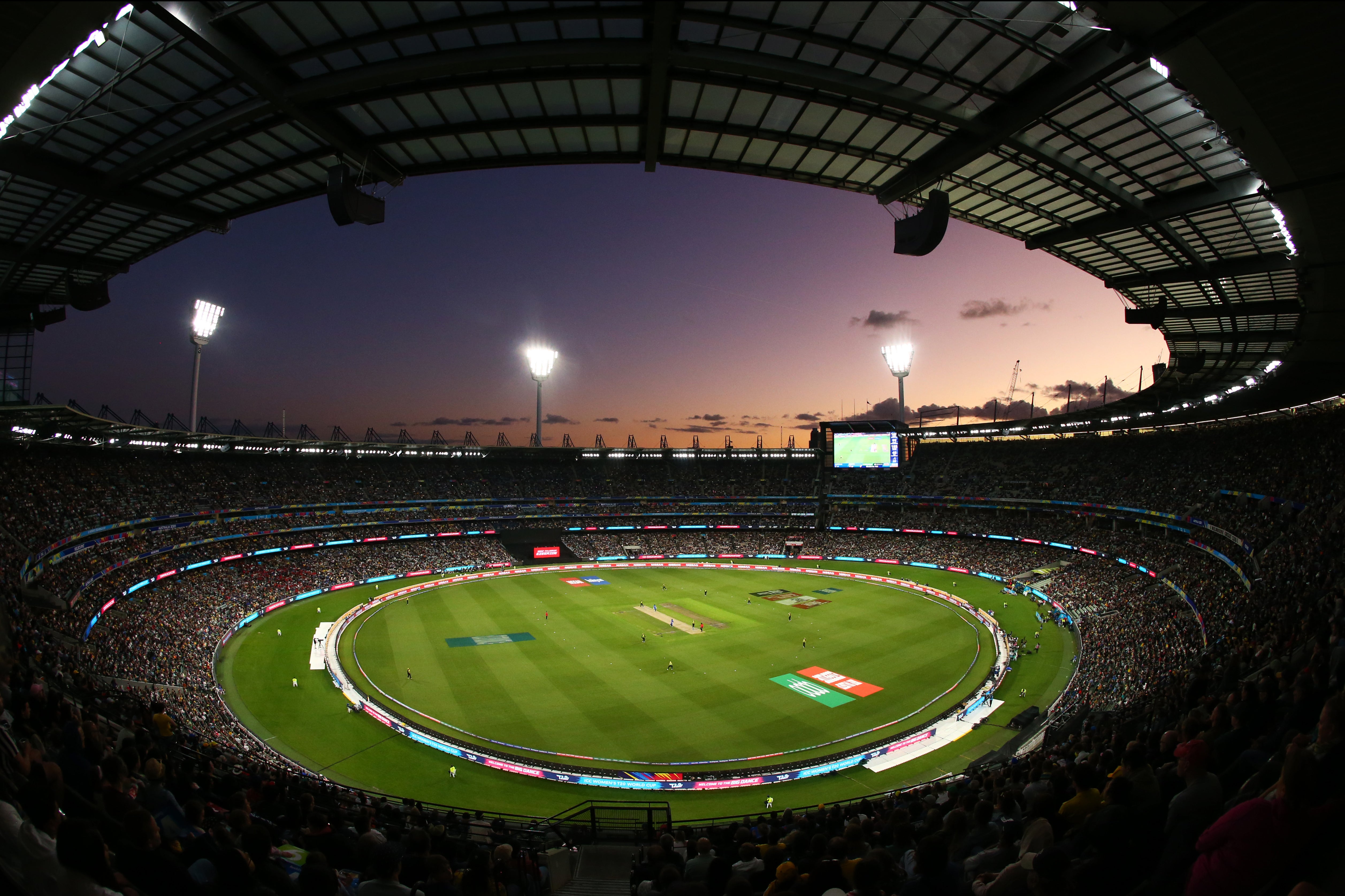 A general view is seen during the ICC Women’s T20 Cricket World Cup Final match between India and Australia