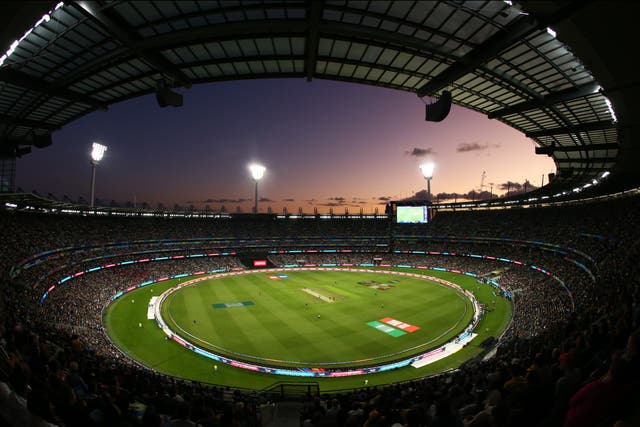 <p> A general view is seen during the ICC Women’s T20 Cricket World Cup Final match between India and Australia </p>