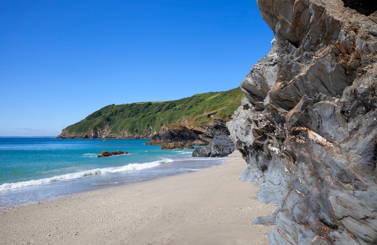 Places like Lantic Bay are among the most unspoilt parts of the county