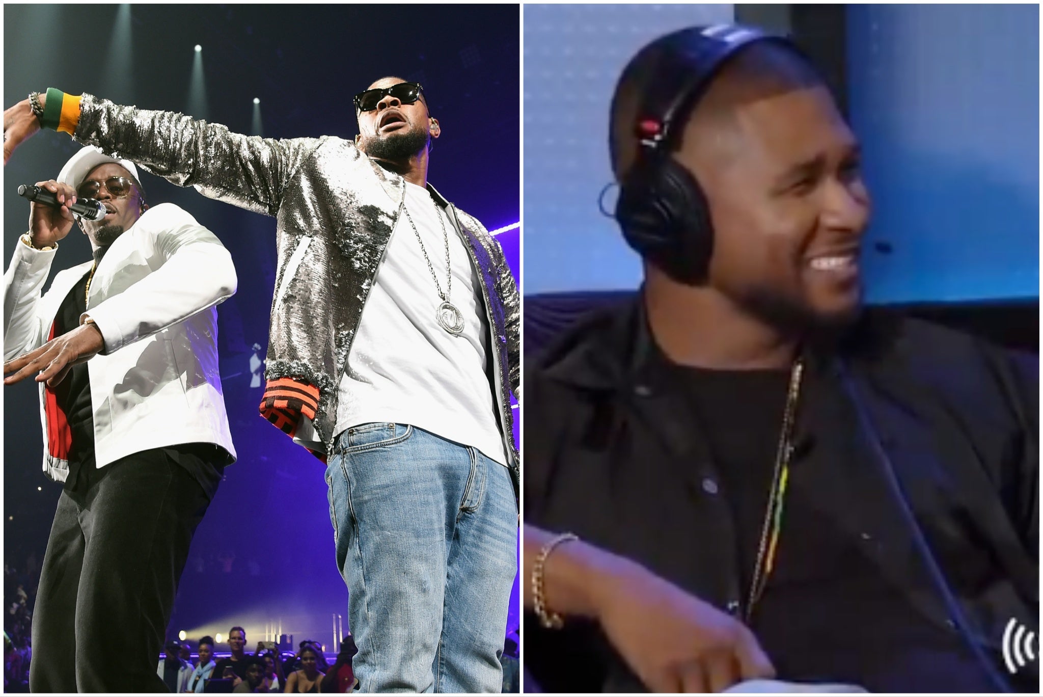Usher nhớ lại trải nghiệm của mình khi ở nhà Diddy ở New York khi anh 13 tuổi