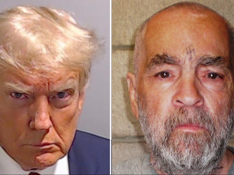 <p>Donald Trump and Charles Manson</p>