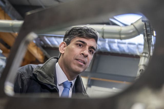 Prime Minister Rishi Sunak defended his Government’s approach to China after accusations it was doing less than other countries to tackle the East Asian superpower (Danny Lawson/PA)