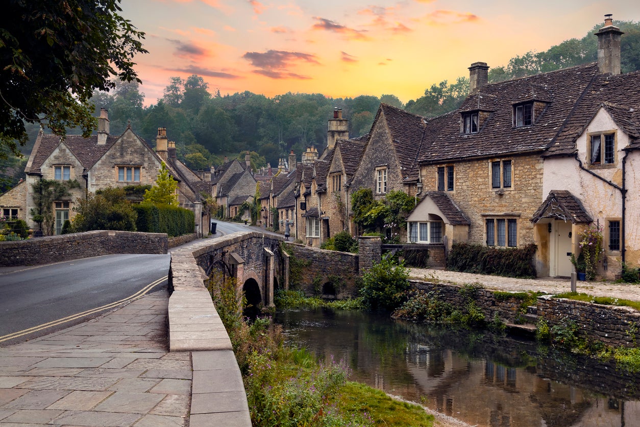 The quintessentially English village sits in the Cotswolds Area of Outstanding Natural Beauty
