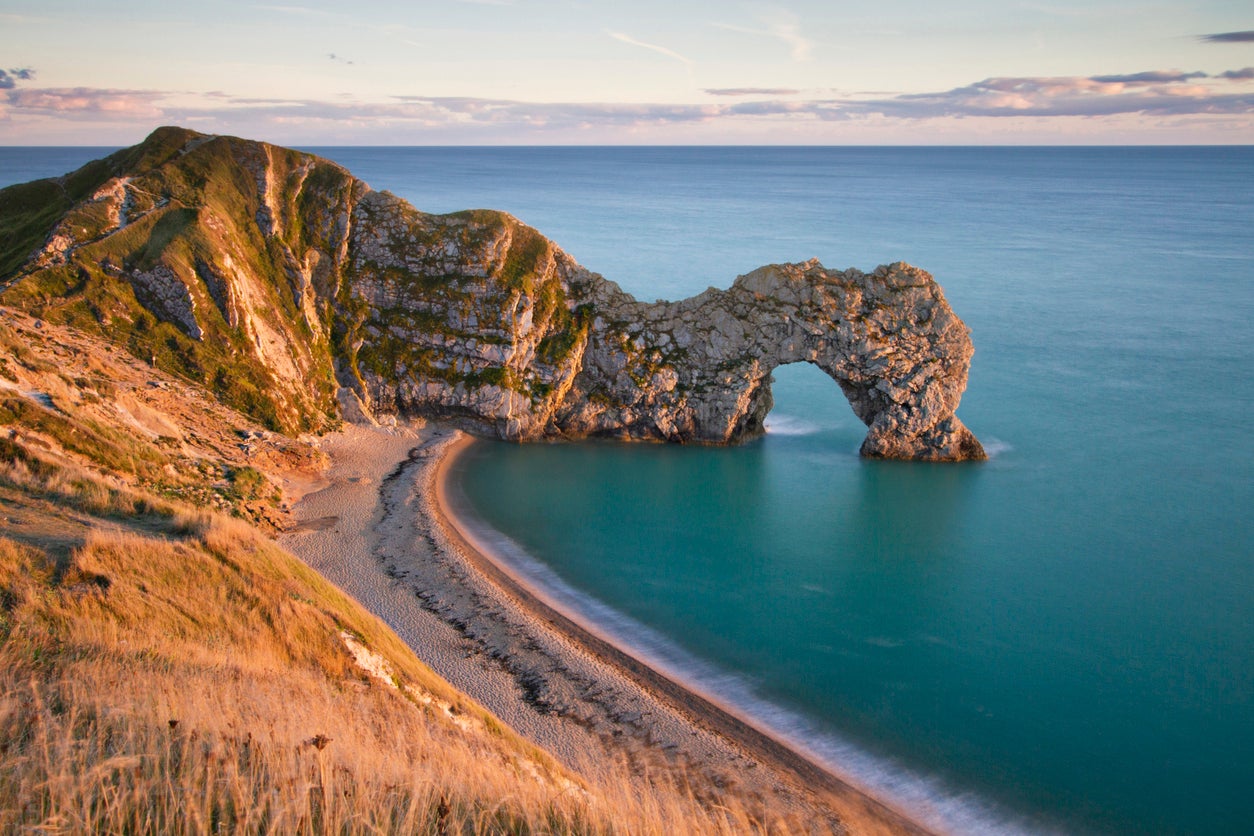 Durdle Door is one of the UK’s most recognisable natural landmarks