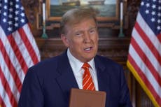 Trump branded ‘confused’ over angry Easter message as SNL skewers Bible grift: Live