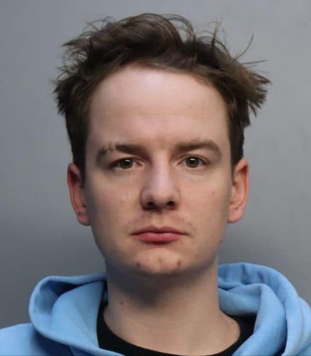 <p>Brendan Paul, pictured, was arrested for alleged drug possession while trying to board a private plane connected to Sean ‘Diddy’ Combs </p>